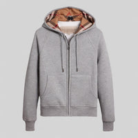 BERRY ZIP-UP HOODIE