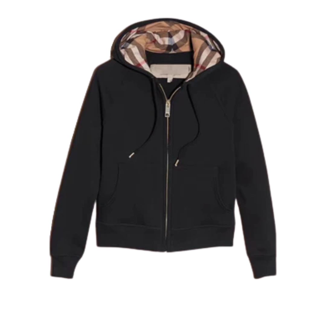 BERRY ZIP-UP HOODIE