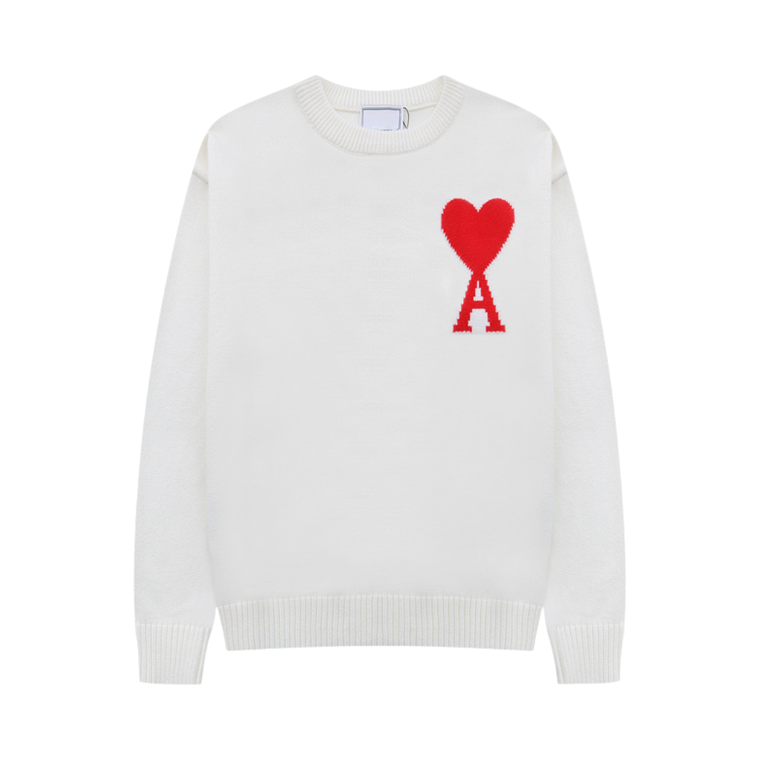HEART KNIT SWEATER