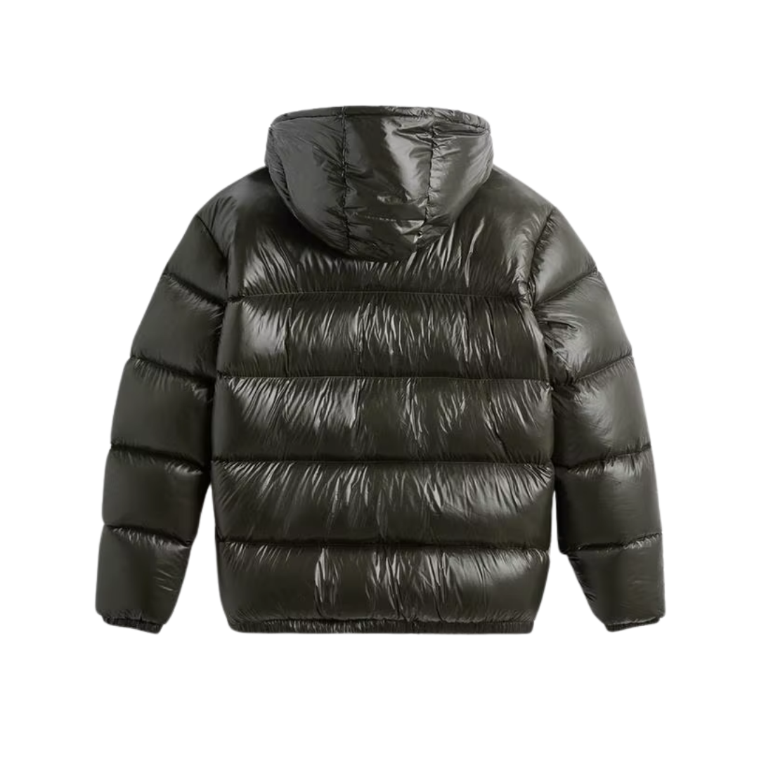 GLOSSY PUFFER JACKET