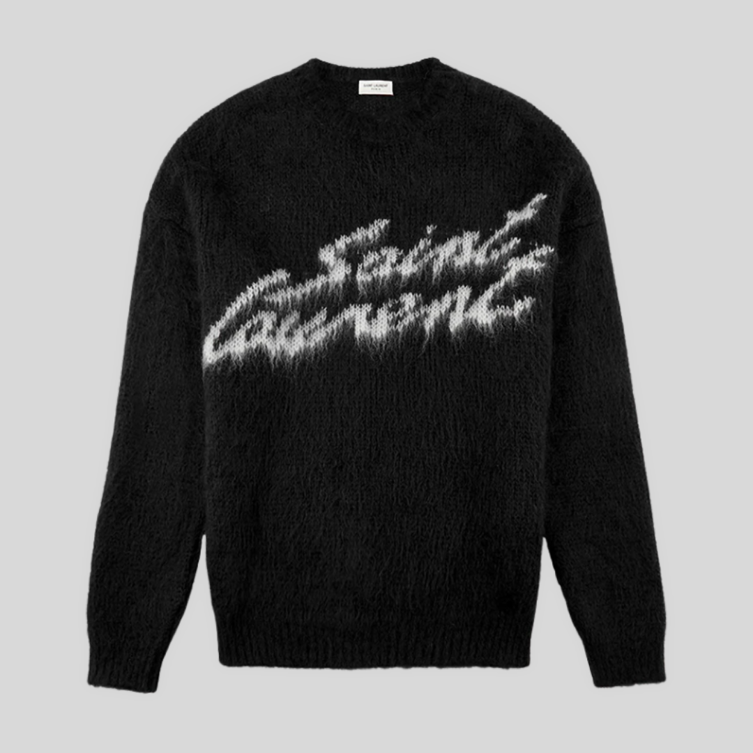YSL MOHAIR KNIT SWEATER
